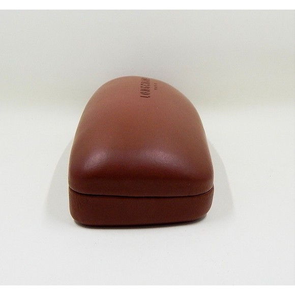 Longchamp Paris Brown Hard Shell Clamshell Sunglasses Eyeglasses Glasses Case - Picture 9 of 10